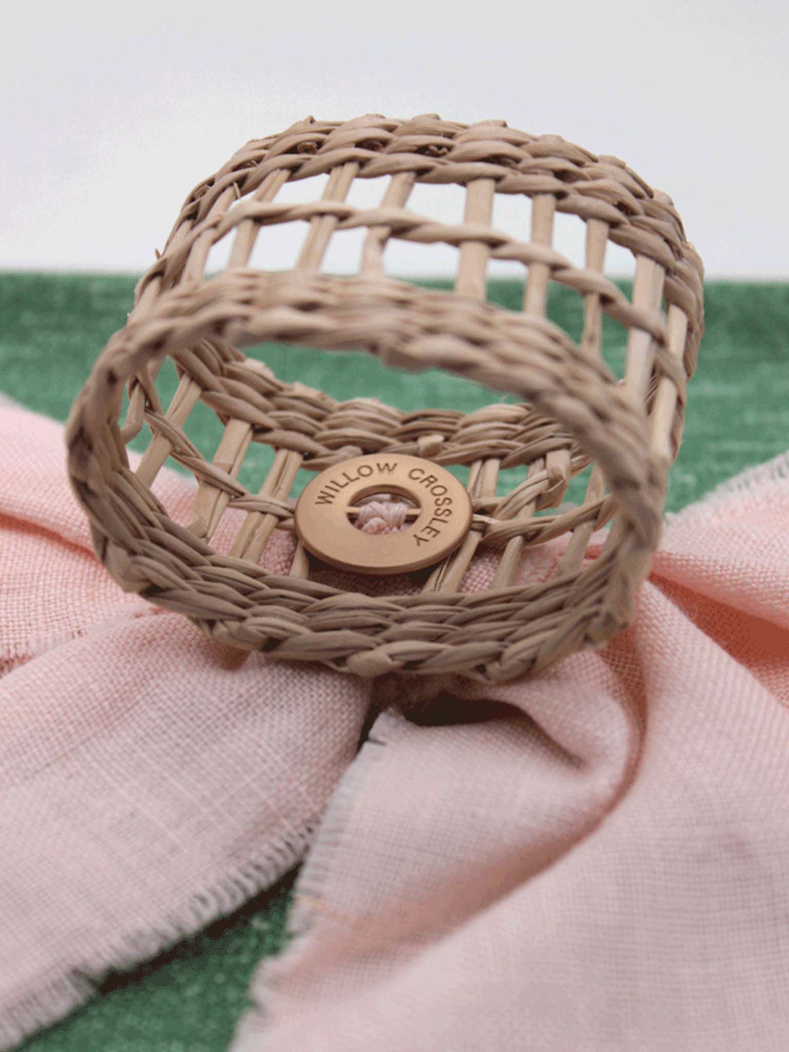 Rattan napkin ring
